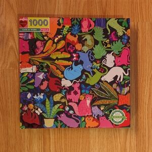 Eeboo 1000 Piece Puzzle "Cats At Work"